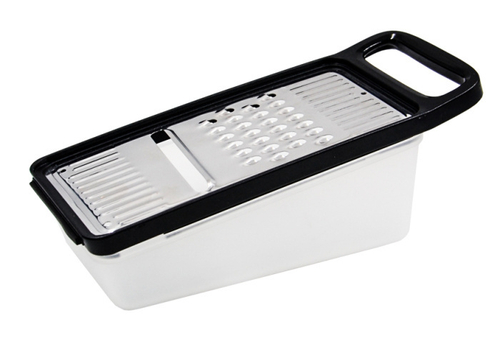 Терка с контейнером 21,5*9*8 см, 104333 нержавеющая сталь, пластик