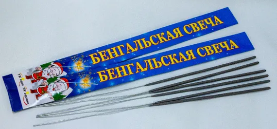 Бенгальские свечи 400 мм по 6 шт TKF040