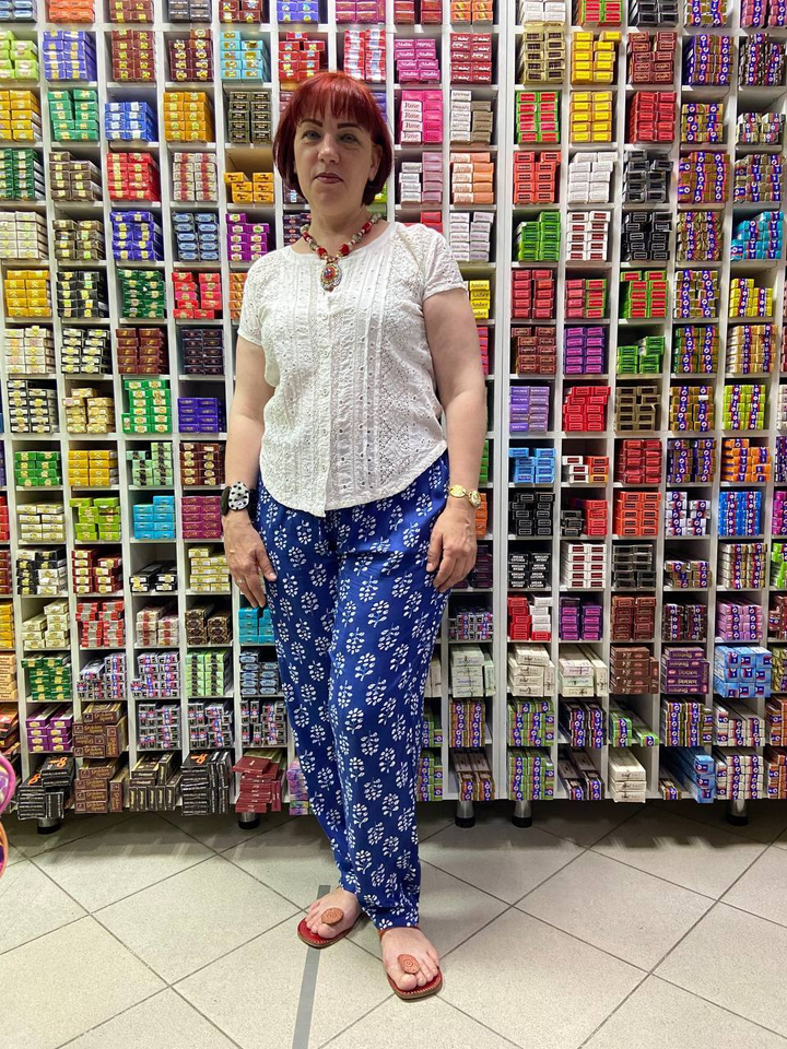 Блузка GANG с вышивкой и кружевом на пуговицах Хлопок 100%