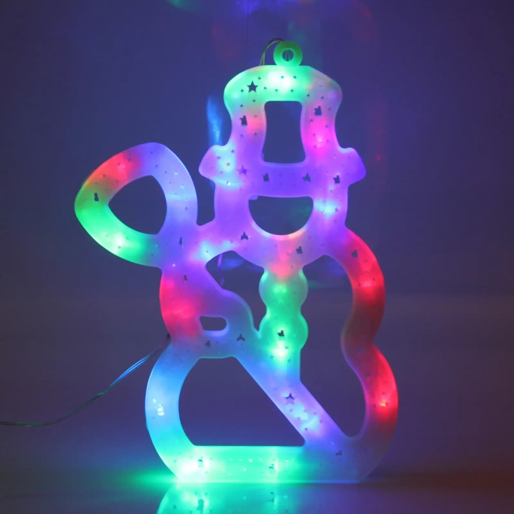 Фигура светодиодная 30 см,»Снеговик» мультицвет