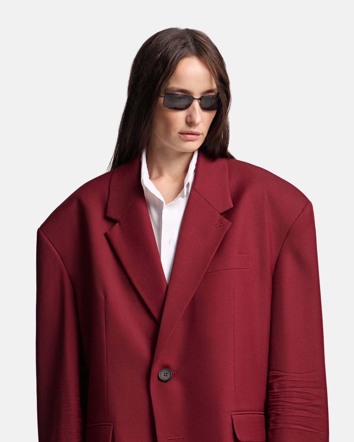 Пиджак over с замятостями