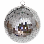Новогодний шар 20 см «Shining Disco», Серебро