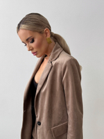 Костюм с палаццо из велюра