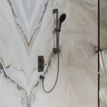 Душевой гарнитур Aqueduto CHUVA круг, оружейная сталь