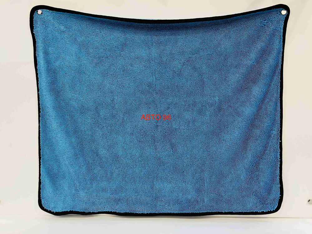 A-3 / Мягкое полотенце из микрофибры для чистки автомобиля (синий) 60x50 см, (за 1 шт.) Оптом