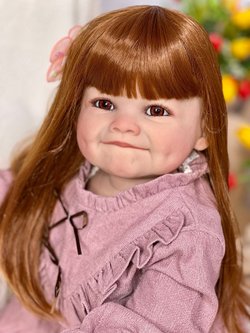 Кукла Реборн мягконабивная 65см в пакете (FA-805)