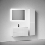 Тумба подвесная Sancos Snob R c двумя ящиками 890х445х500, Bianco, SNR90W