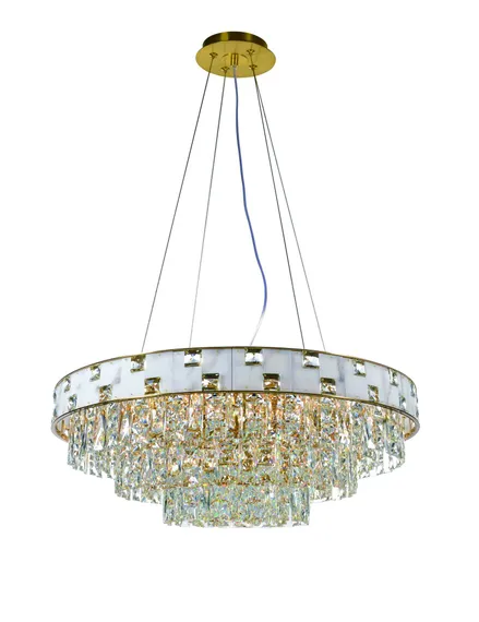 5776P/18A PLATING BRASS+CLEAR (1) Люстра (в 2-х коробках) NW