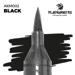 Акриловый маркер с кистью AK Playmarkers Black
