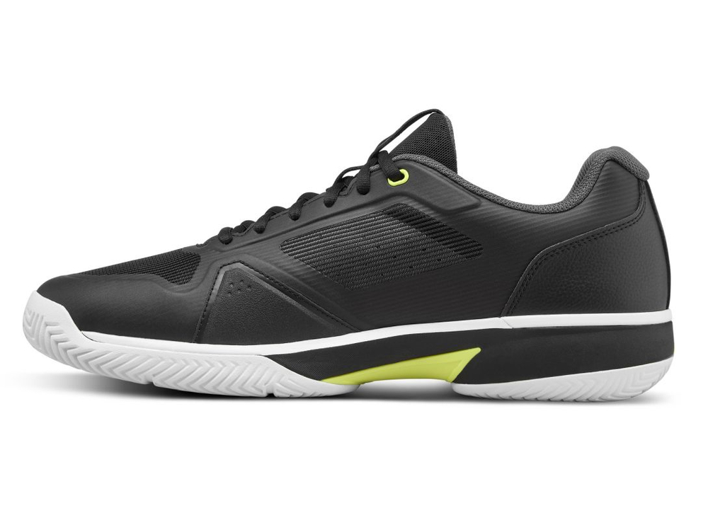 Мужские теннисные кроссовки Wilson Rush Lite 5 - black/white/safety yellow