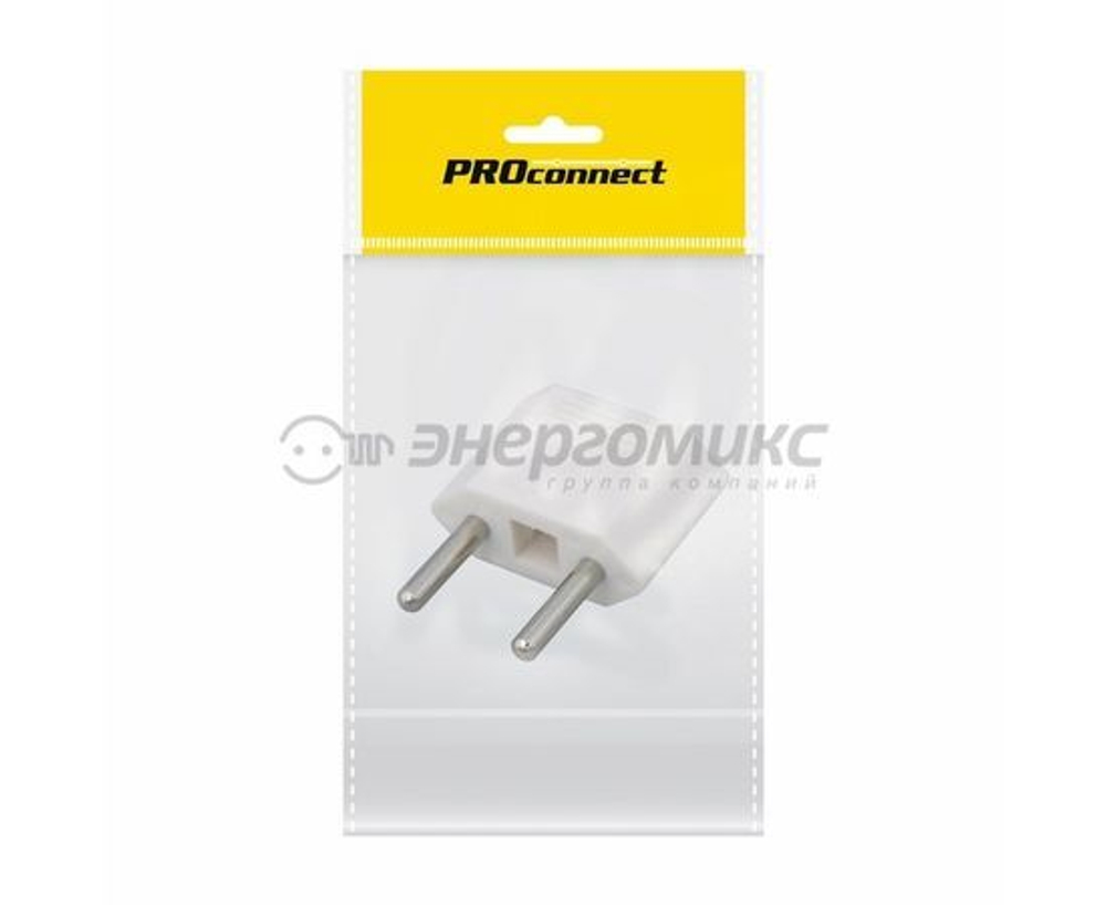 Переходник сетевой плоский "Тефаль" бел. PROCONNECT 11-1041-9