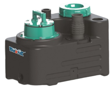 Насосная станция канализационная "Vodotok" модель КНС-ПМЧР-7м-9м³/ч-0,75кВт-30л