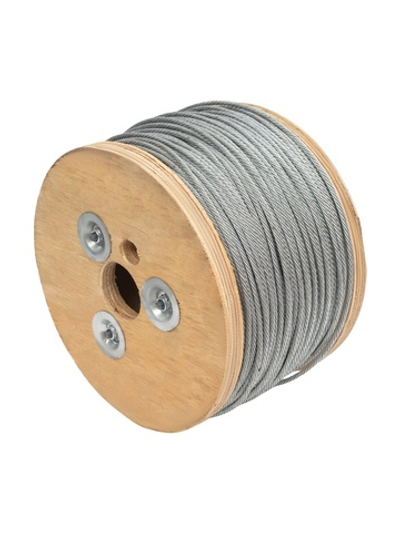 Стальной трос Gigant DIN 3055 3мм оцинкованный 200м GSC-007