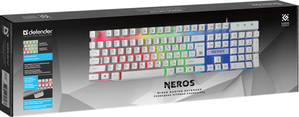 Клавиатура USB Defender Neros GK-147