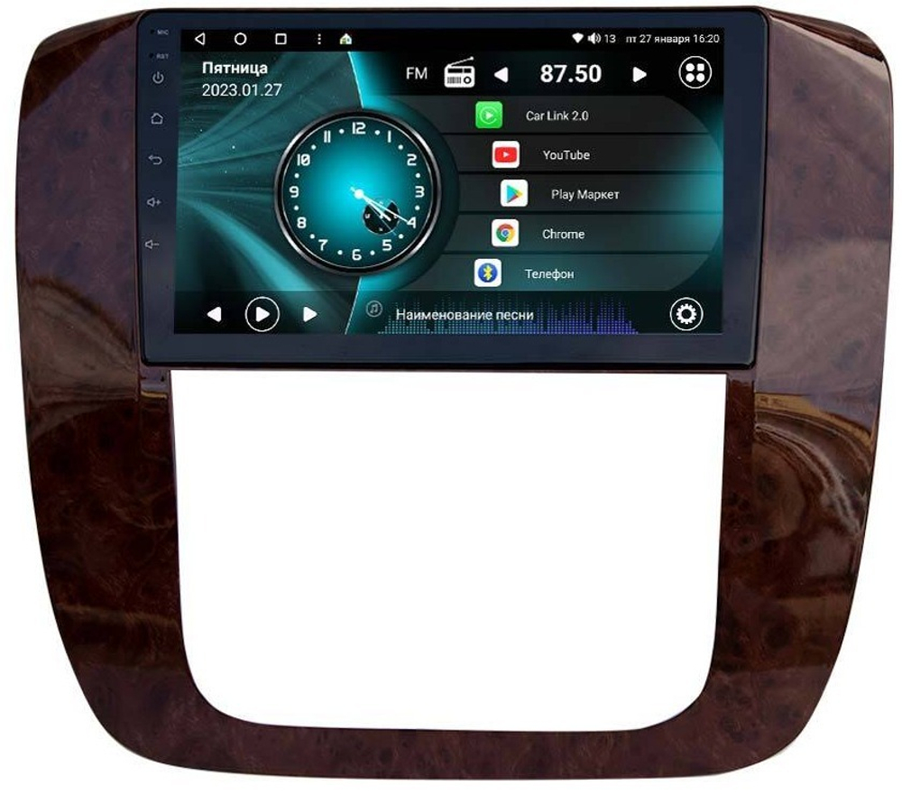 Магнитола для Chevrolet Tahoe 2006-2014 - Vaycar VA10-1175 (рамка под дерево) на Android 13, 8-ядер, 4G SIM-слот