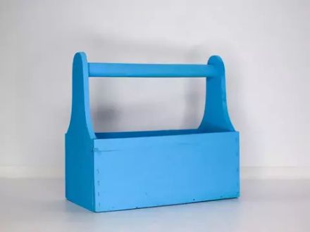 Ящик флористический (25*13*24см) цв.голубой RD-58836A