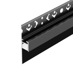 Профиль ARH-PLINTUS-FANTOM-2000 BLACK (Arlight, Алюминий) 038550
