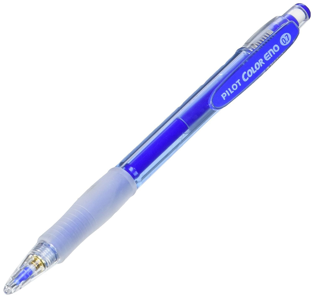 Цветной механический карандаш Pilot Color Eno - 0,7 мм - синий грифель