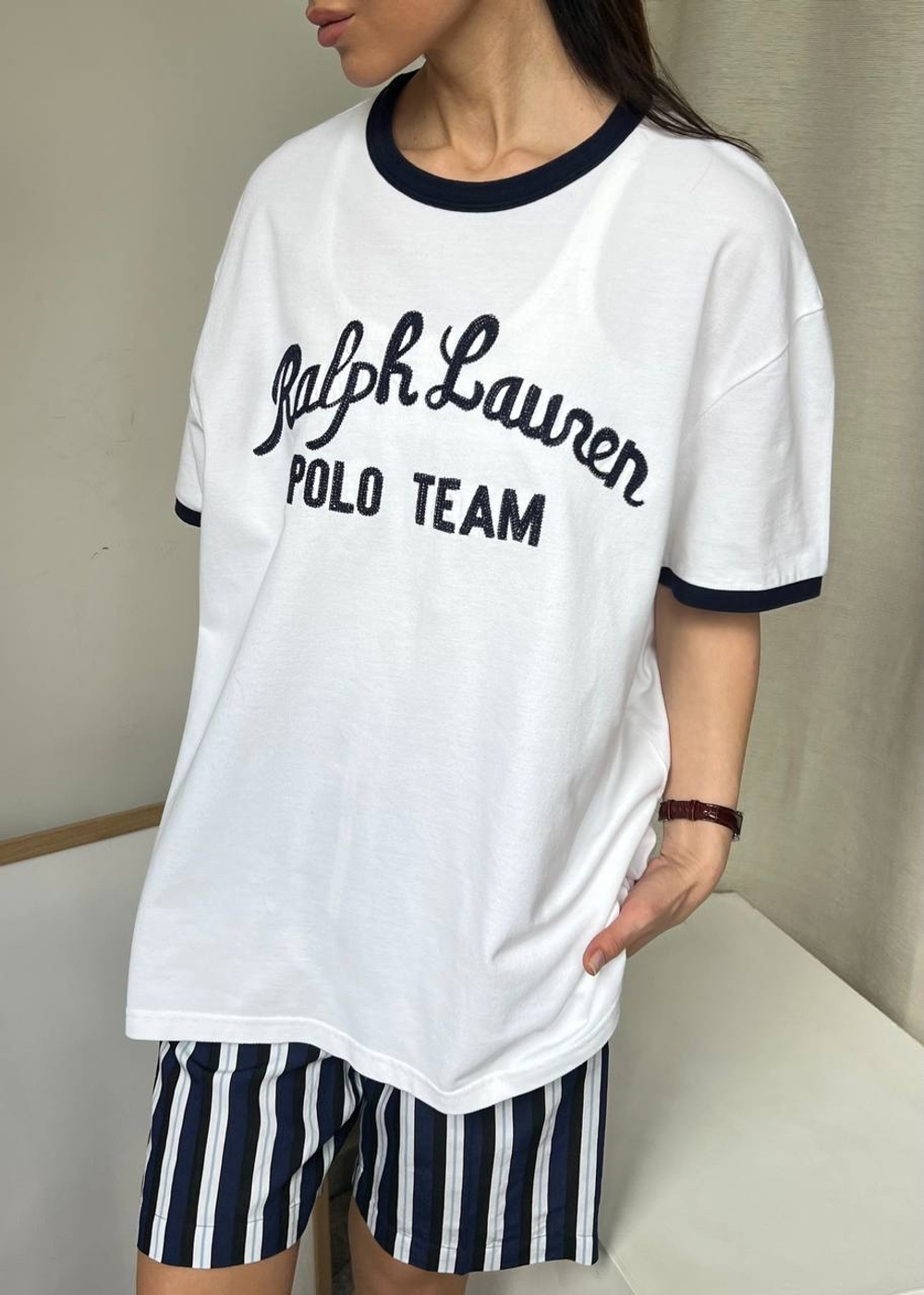 Хлопковая футболка Polo Ralph Lauren, L