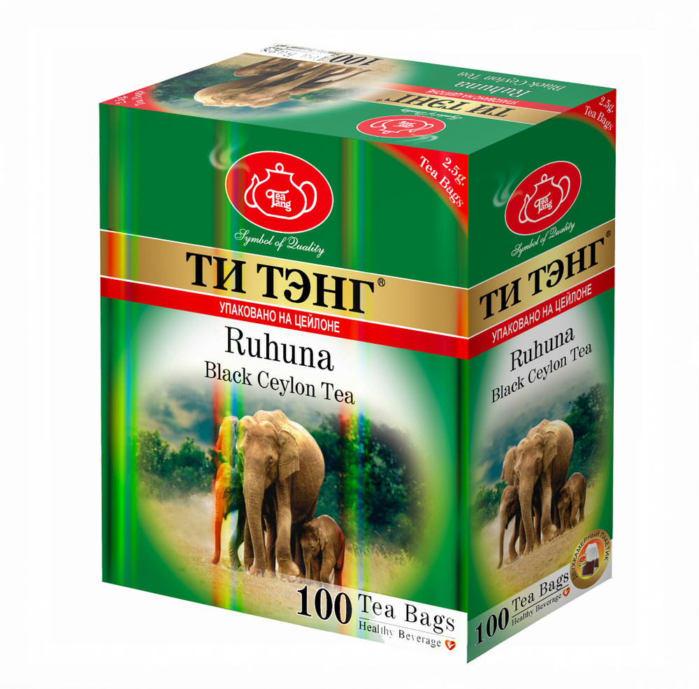 Чай Ти Тэнг Рухуна черный 100 пак