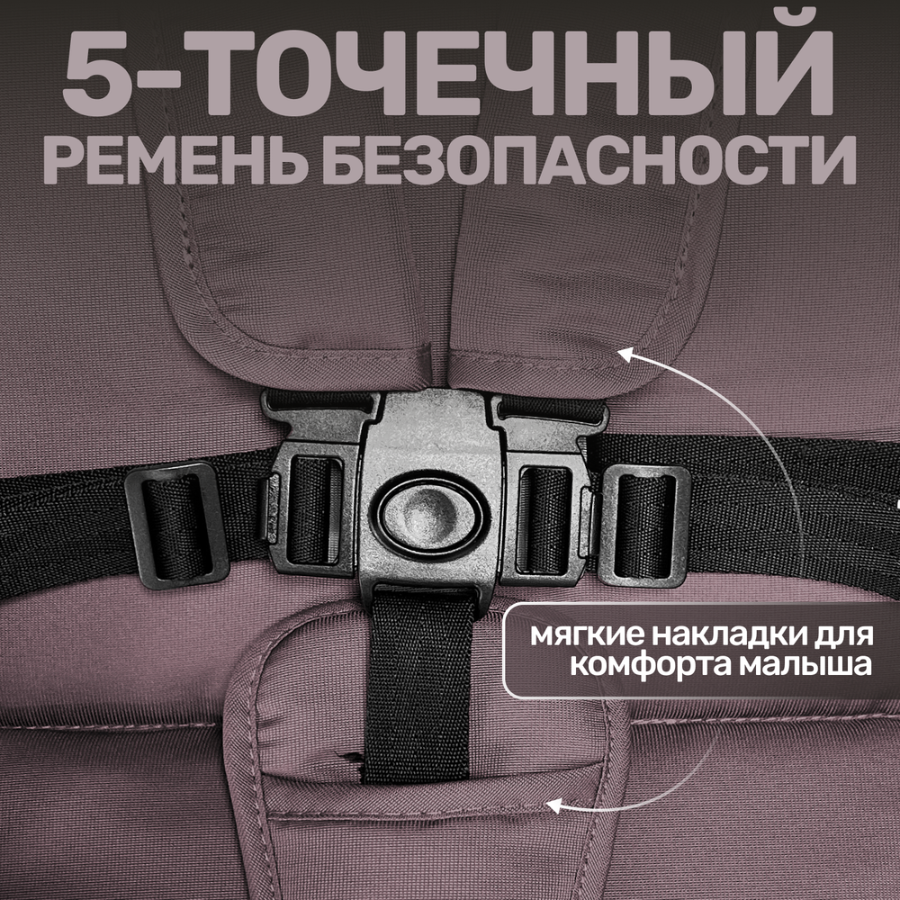 Прогулочная коляска для двойни BubaGO DUO X