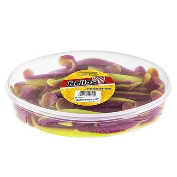 Виброхвост несъедоб. Trofey 5.5'/14см Fio & Acid lemon 50шт. (HS-25-027-N) Helios