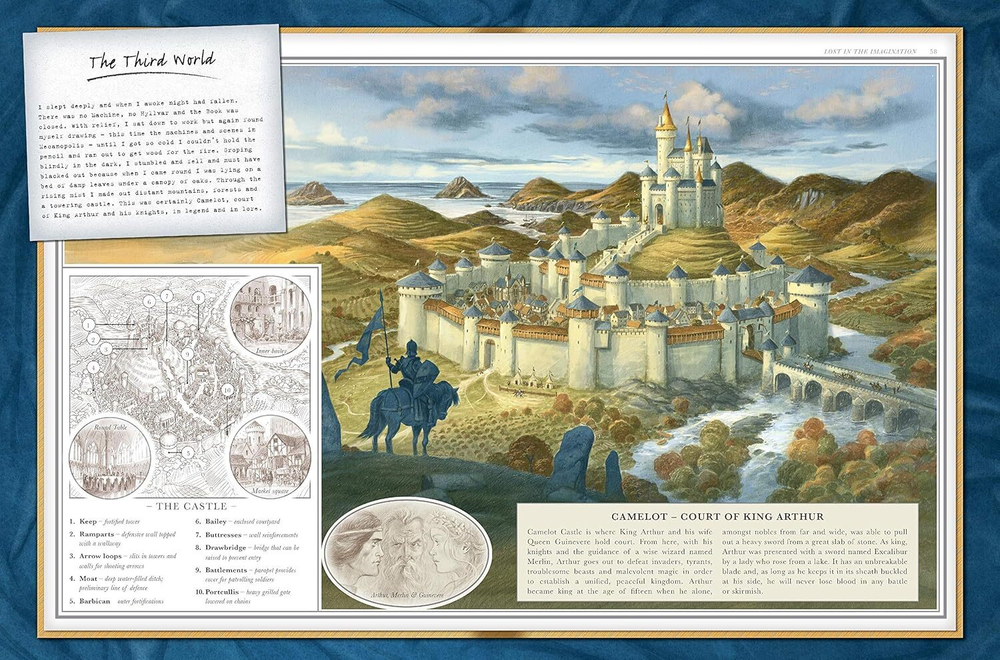 Nine Worlds in Nine Nights: A Journey Through Imaginary Lands (Walker Studio)