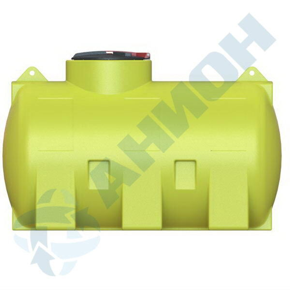 Емкость 1000л МН усиленная, с откидной крышкой с  клапаном Анион 1000 л. горизонтальная (1720x920x1080см;желтый) - арт.559544