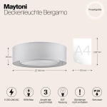 Потолочный светильник Maytoni BERGAMO MOD617CL-04GR