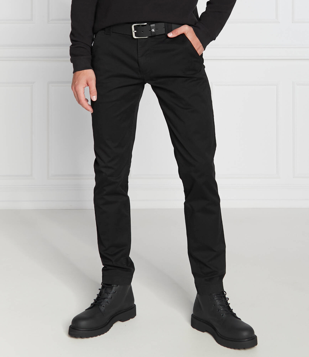 чиносы scanton Tommy Jeans - черный(DM0DM09595)
