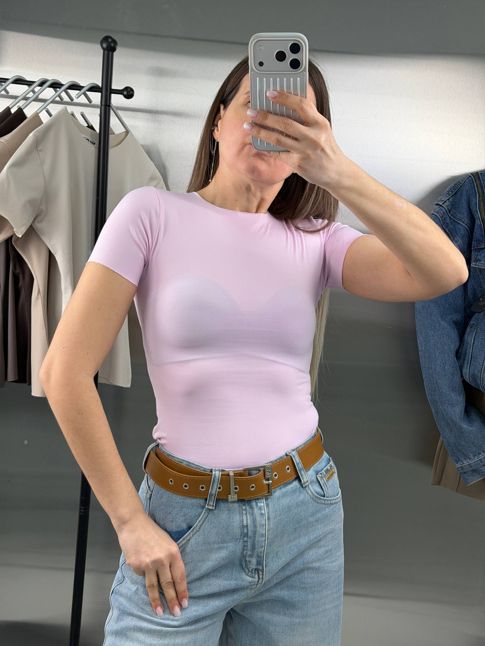 Футболка женская арт. 016 цвет "розовый"