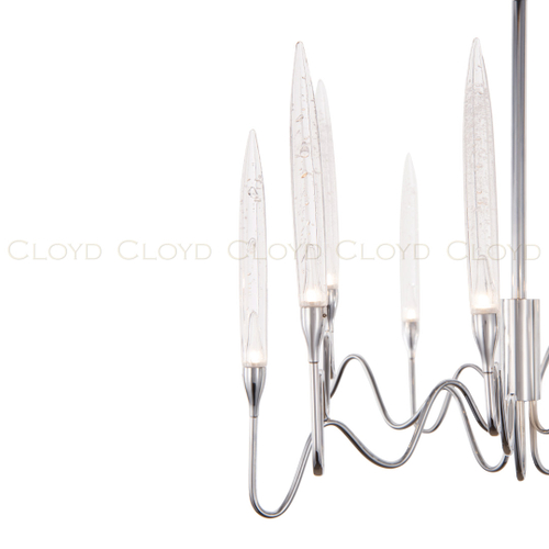 Люстра Cloyd ZOAR C12 / Ø60 см - хром (арт.10416)