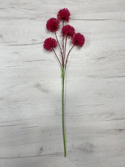 Ветвь Аллиум розовая 70 см., Christmas DeLuxe (89543)