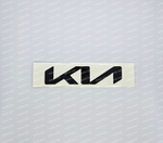 Шильдик KIA черный глянец