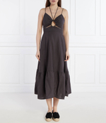 Льняное платье DINA Pepe Jeans London - графитовый(PL953520)