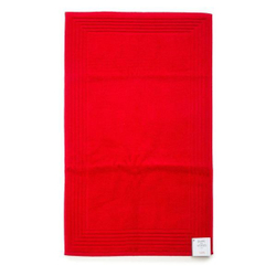 Коврик для ванной 50х90 Blanc des Vosges Mat Uni Cerise вишневый Франция