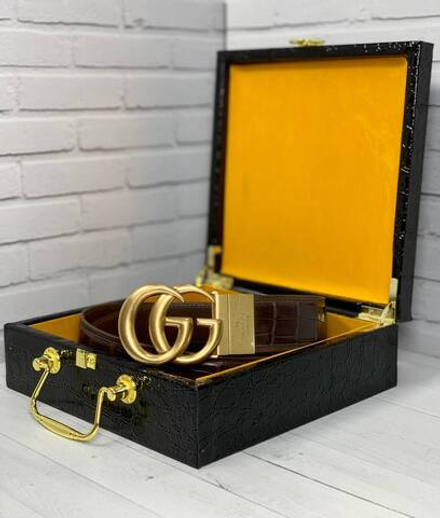 Ремень Gucci из кожи крокодила