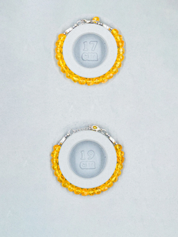 Браслет из цельного необработанного янтаря