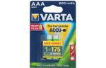 56703 Аккумулятор к-т2 VARTA AAA R2U 800mAh 1/10/50