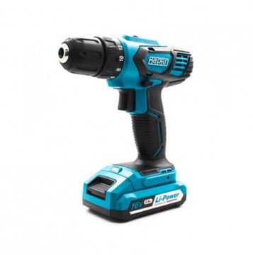 Дрель  аккум. ВАРЯГ ДА-16/2 16В пат10 мм, 2 ск, 30 Hm, Li-1,5 А/ч, кейс, 2 ак