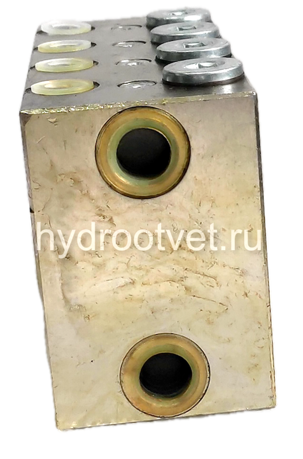 VSL8-D - Питатель для двухлинейных систем смазки с рабочим давлением 400 бар, количество выходов 8, максимальная доза 5 мл/цикл, с фиксированным винтом