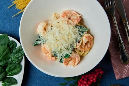 ПАСТА С ТИГРОВЫМИ КРЕВЕТКАМИ (350г)