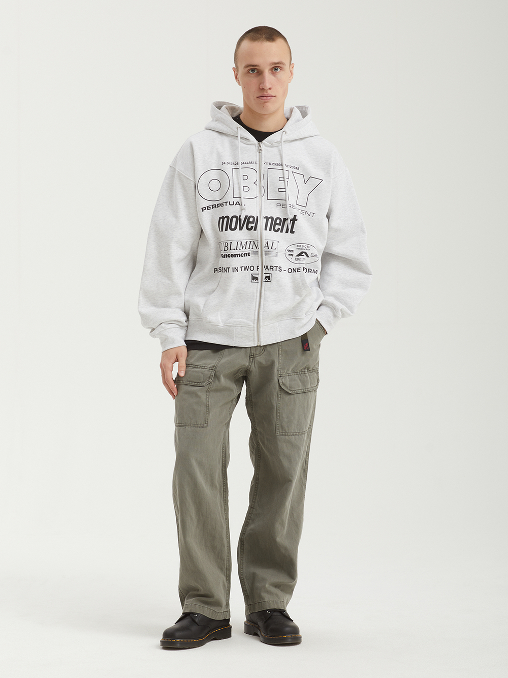 Мужская Толстовка Obey Persistent Movement