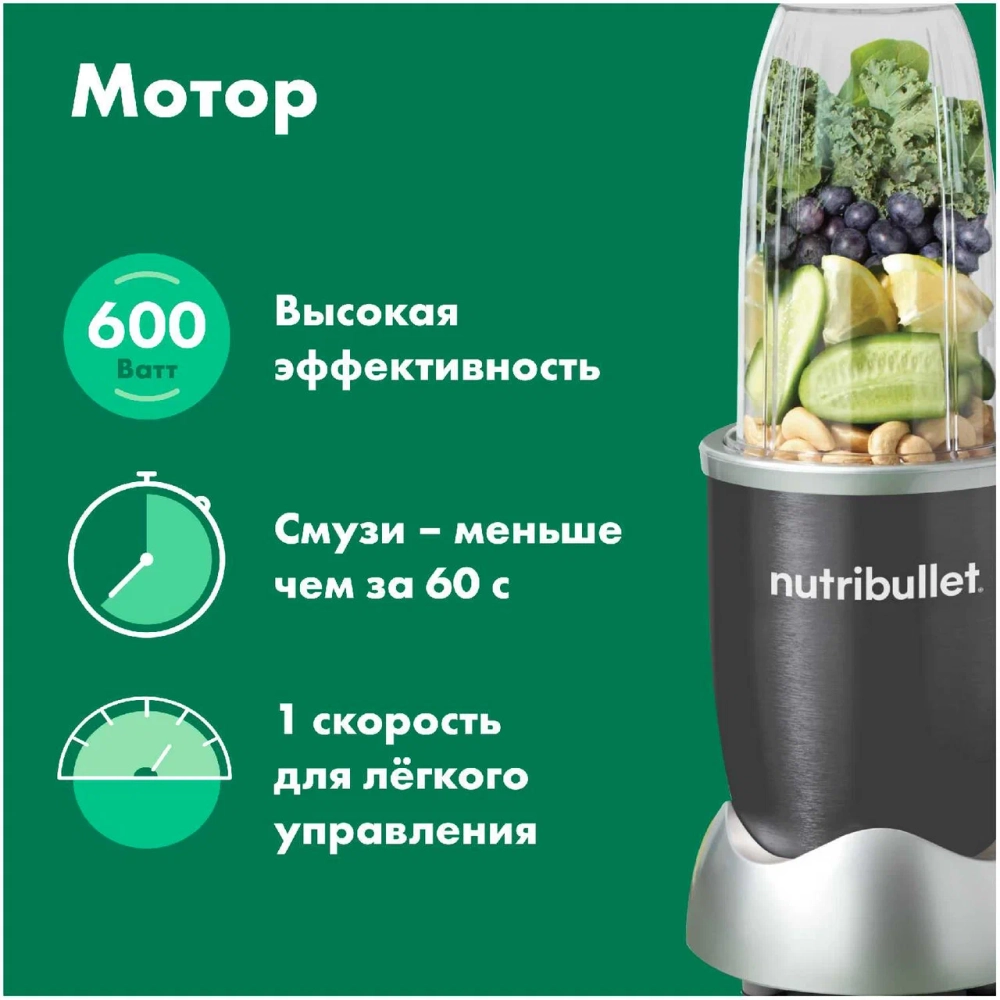 Блендер стационарный Nutribullet NB607DG (q)
