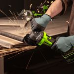 Угловая шлифовальная машина акк. Greenworks AG590, 24V, б/щет, 125 мм, 8500 об/мин, Anti-Kickback,1х4Ач,ЗУ,кор (3201007CUB)