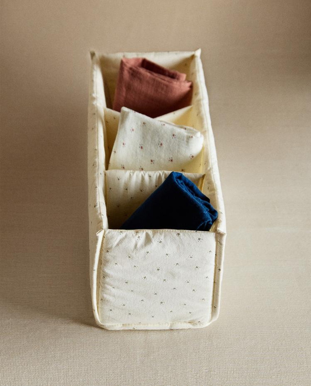 ZARA HOME ДЕТСКИЙ ХЛОПКОВЫЙ ОРГАНАЙЗЕР ДЛЯ ХРАНЕНИЯ, ЗЕЛЕНЫЙ