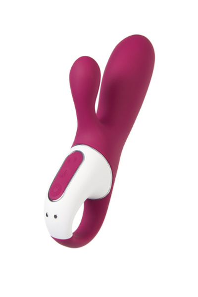 Вибратор Satisfyer Hot Bunny с функцией нагрева красный 17,5 см