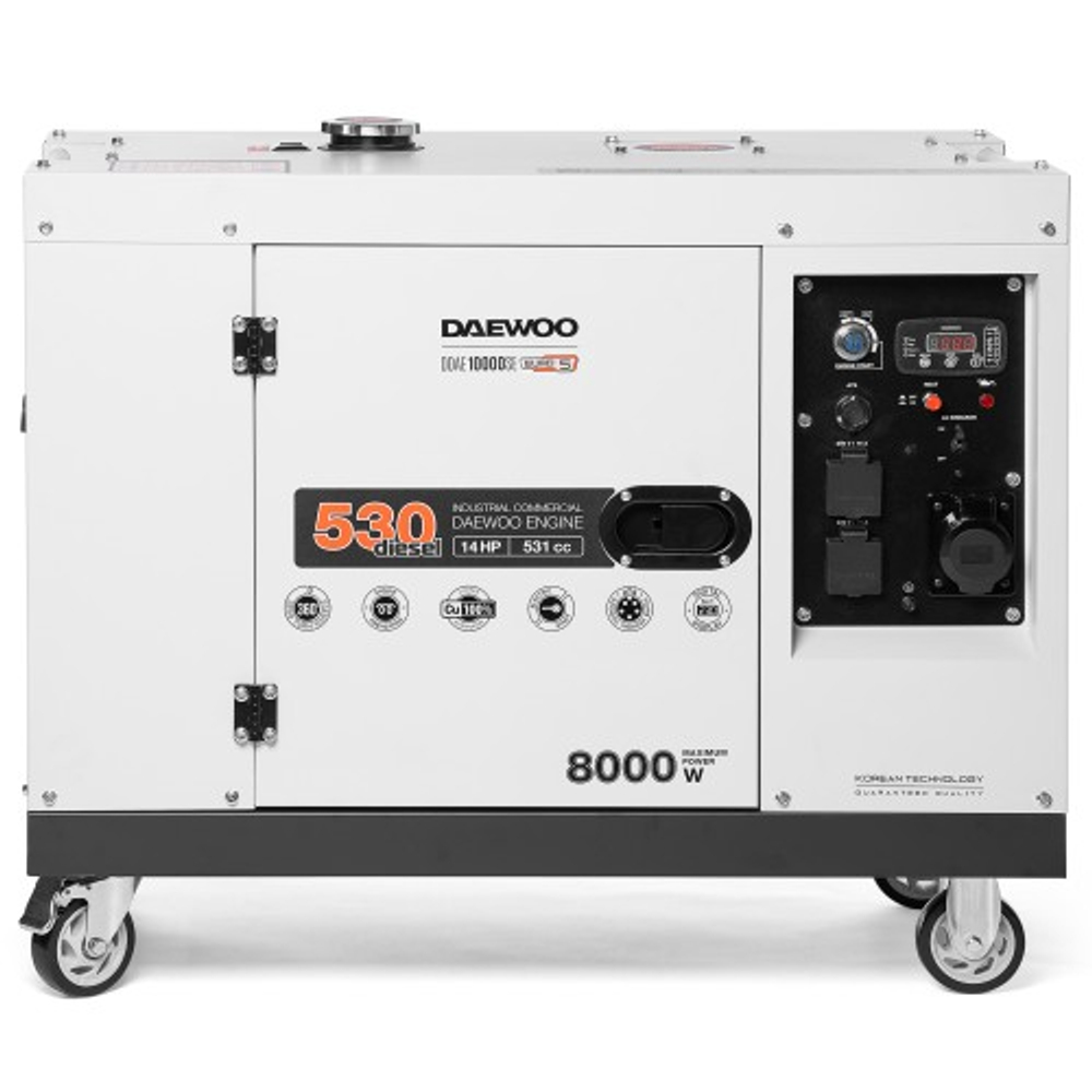 Дизельный генератор DAEWOO DDAE 10000SE в кожухе DDAE 10000SE (2024)