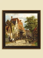 Картина серии "Голландия" настенная для интерьера 46*46 см