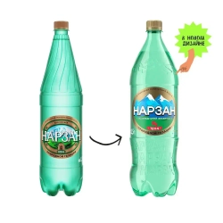 Вода газированная Нарзан минеральная природная лечебно-столовая, 1,5 л